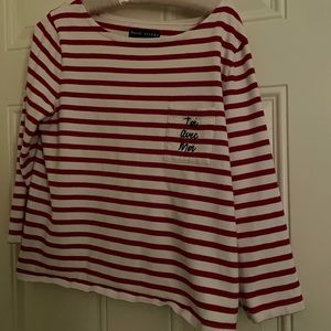 Madewell by Sezane stripe blouse Sz M